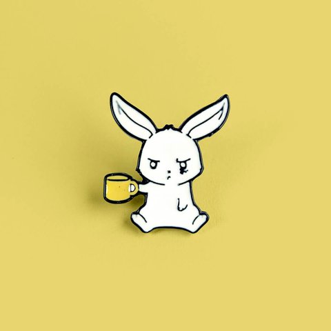 Conejo adicto al café