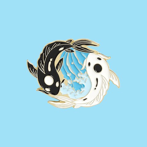 Peces Koi - Yin Yang